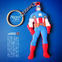 Tail List American Hero Character American Captain CAPTAIN Keyring Key Button