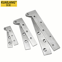 Stainless steel chicken mouth hinge Heaven and earth hinge upper and lower hinge 7-word hinge Feng Shui mirror 180 degree hinge Cabinet door hinge