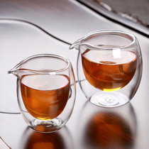 Gourd Kiln Glass Anti-heating Heat Resistant Double Layer Fairway Cup Tea Splitter Kung Fu Tea Utensils Tea Missing Accessories