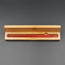 NEWREA New Sharp 21cm Small Leaf Purple Sandalwood All-wood Chopsticks Travel Portable Chopsticks