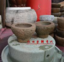 Quaint and nostalgic old objects stone trough old stone mortar ashtray stone carving creative flower pot special price