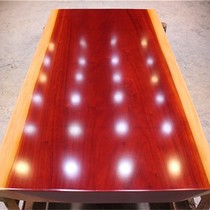 Size: 133-70-8 African red flower pear large plate solid wood log tea table tea table tea plate spot desk