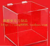 High transparent food display stand acrylic plexiglass sheet cutting custom-made flip box custom
