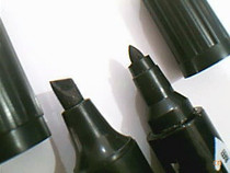 Type 150 double-headed marker pen square head flat head marker pen