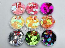 8mm10mm round plane hole sequin multi-size can be selected to accept customized other colors