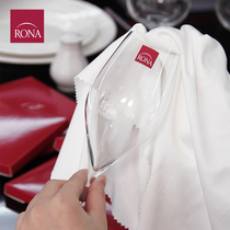 Rona special cloth for wiping red wine glasses Absorbent cup cloth Hotel bar cotton without leaving traces Glass professional cup cloth