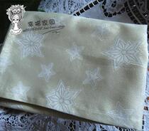 April new products * Foreign trade exports to Greece The whole single polyester gold thread star cover towel tablecloth 85*85 cm