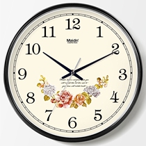 Madding fashion wall clock Living room office simple mute clock wall watch creative quartz clock perpetual calendar D028