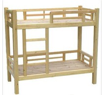 Log childrens double bed solid wood bunk bed kindergarten special bed removable baby up and down bed