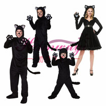 New Halloween cat womenswear parent-child uniform show adult sexy women costume party