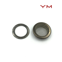 Metal silver gun color mesh air eye buckle corns eye shoes bag backpack ventilation hole button button 15mm