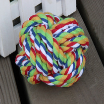 Cotton rope Molar bite ball Pet toys Cotton ball bite rope Golden retriever toys TEDDY Cotton rope toys