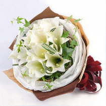 Silver Dingxi Lufeng Perfume Lily Bouquet Dingxi City Flowers Express Business Colleagues Lead Customer Gifts