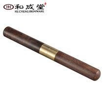 Hechengtang Ebony tea needle Kung Fu tea set Tea ceremony accessories Pear flower Wood Puer tea knife Pry tea tools Tea cone