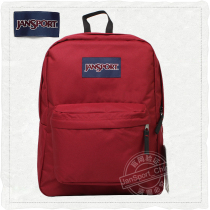 JanSport Jansport backpack official college style school bag mens and womens backpack T501 9FL burgundy