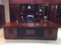 Boss desk Solid Wood 2 8 3 3 5 m paint large ball table boss table Chief Table Zhongshan