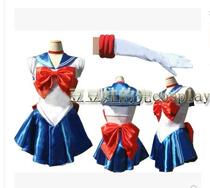 cosplay anime game beautiful girl warrior Moon Hare clothing full thick satin original free mail customization