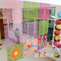Kindergarten hanging corridor hanging decoration classroom decoration class wall decoration indoor air creative background layout