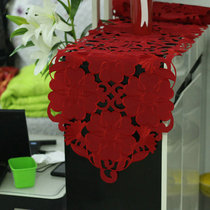 Coffee table table table table flag celebration wedding high-end luxury pastoral European simple modern Chinese embroidery hollow fabric
