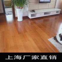 Log Pure Solid Wood Flooring Special Price Manufacturer Direct Marketing Adenoma Bean Log Solid Wood Flooring Home 18mm