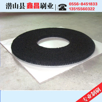Custom bristle abrasive wire Nylon wire disc brush polishing machine deburring industrial road sweeper small disc brush