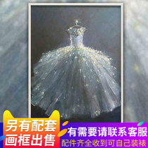 2017 New 5d Diamond painted diamond embroidered wedding living room bedroom diamond cross stitch wedding ceremony simple modern
