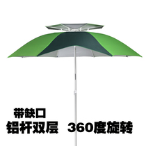 2 m 2 2 m Universal Aluminum Rod Ultra Light Double Layer Breathable Sunscreen Fishing Umbrella Fishing Umbrella Rain Fishing Umbrella