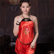 Bellband ladies sexy adult set classical dress court embroidery student underwear ancient pajamas red pocket