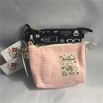 Japan easy bear touch screen mobile phone bag small satchel mobile phone bag iphone56s7 plus messenger bag