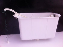 Squatting toilet hand-drawn white water tank drawstring hanging type flushing water tank high water tank public toilet water tank wall hanging type