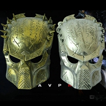 Wuwa Zhanfu Halloween supplies Movie cartoon animation mask Film and television Iron Warrior mask avpr Lone wolf