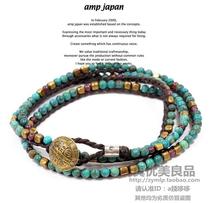 Japan amp japan retro mens fashion natural green pine stone winding type tide man casual bracelet