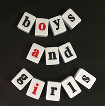 Love apartment with the same leisure and entertainment educational toy English English alphabet parent-child student cartoon Mahjong tiles