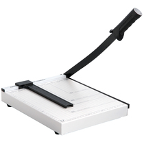 Deli paper cutter 8014 manual steel paper cutter suitable for a4 blade sharp thickened photo cardboard cutting