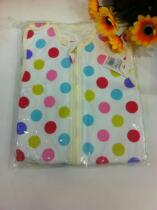 Bunbile infant baby sleeveless summer air conditioning sleeping bag double face double layer pure cotton sleeping bag 5708