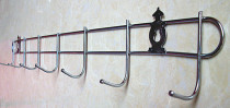 Wholesale Door Rear Bearing Iron Art Nails Row Hook Bathroom Clothes Hanging Clothes Hook 19 Door Rear Cloak Hook Wall-hanging