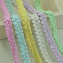 New decoration lace pure cotton lace DIY handmade 1 2 cm wide cloth art accessories Multi-color selection