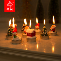 Creative Santa Claus Snowman Songcono Snow House Christmas Eve Gift Romantic Christmas Candle Decoration