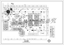 A certain place Internet cafe decoration construction drawings (9 in total) cad drawings
