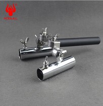 Stainless steel single - rotary double - barrel bracket Pisces Fishing box Fishing chair double - head barrel rack fishing