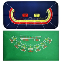 Texas Holdem rubber mat tablecloth mat Baccarat prop tablecloth tablecloth tablecloth non-woven rubber mat round
