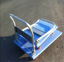 Iron-made foldable flatbed truck metal flat truck portable car 90 * 60