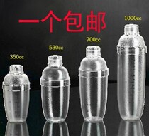 Taiwan PC resin Xueke maker Xueke Cup winemaker rocking wine curling anti-scalding with scale 1000cc