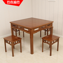 Household dining table Square table Chinese dining table Antique eight Immortals table Furniture dining table Modern simple small apartment