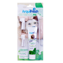 Pet toothpaste set dog toothpaste toothbrush dog brushing mint flavor to remove dental stones to remove bad breath and protect gums