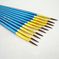  Lushan tracing pen Blue rod hook line pen Nylon hair short rod tracing pen Stroke pen Nail art pen Gypsum hook edge pen