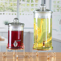 Soxingli wine bottle with faucet thickened lead-free glass wine bottle straight ginseng bottle Brewer medicine Brewer bottle