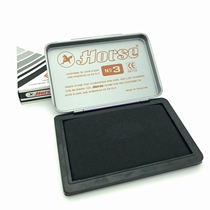 Thailand imported Horse card NO 3 medium stamp pad printing table 56 * 90mm black blue red