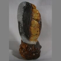 Vtiger Rohan eighteen Pendulum Pieces Qingtian Zhou Village Dragon Egg Stone Sculpture Pure Craft Art Buddhist Figure Overdraft