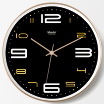 Medin living room bedroom European wall clock European silent clock simple creative round clock quartz clock J572